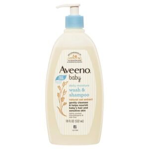 Aveeno Baby Daily Moisture Lightly Scented Wash & Shampoo 532mL