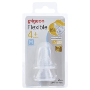 Pigeon Flexible Peristaltic Nipple M 2 Pack