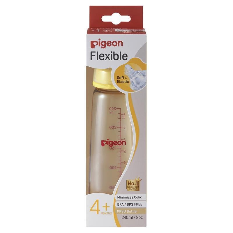 Pigeon Flexible Peristaltic PPSU Bottle 240ml