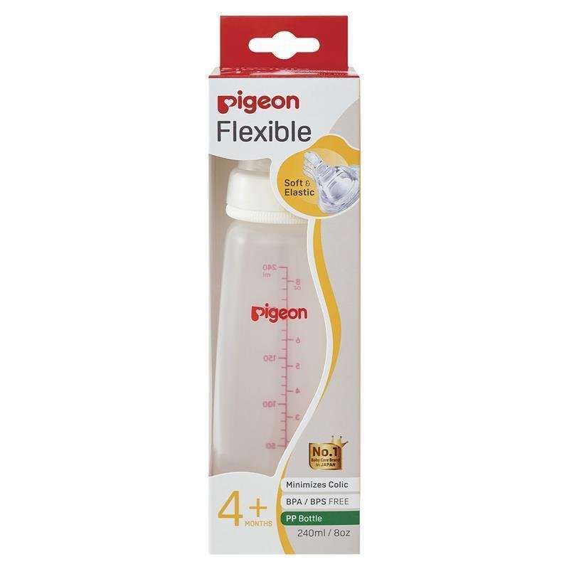 Pigeon Flexible Peristaltic PP Bottle 240ml