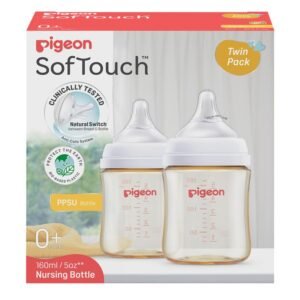 Pigeon SofTouch Bottle PPSU 160ml Twin Pack