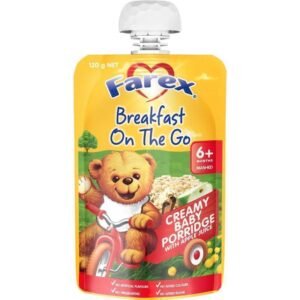 Farex Breakfast On The Go Baby Porridge 6 months+ 120g Pouch