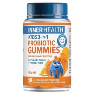 Inner Health Kids 3 in 1 Probiotic Gummies 50 Pack