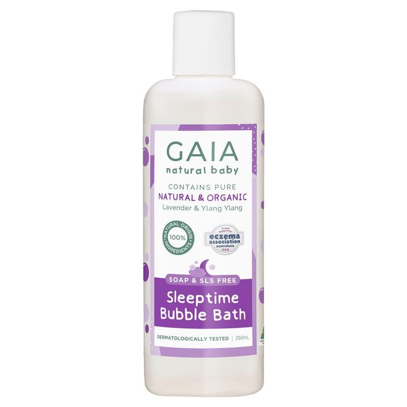 Gaia Natural Baby Bubble Bath Sleeptime 250ml