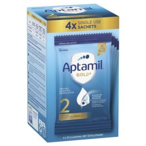 Aptamil Gold+ 2 Baby Follow-On Formula Powder Sachets From 6-12 Months 4 Pack 31.2g