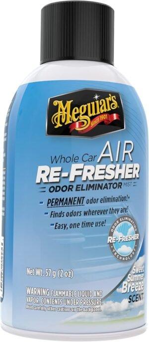Meguiar's G16602 Whole Car Air Refresher Odor Eliminator (Sweet Summer Breeze Scent) - 2 oz.