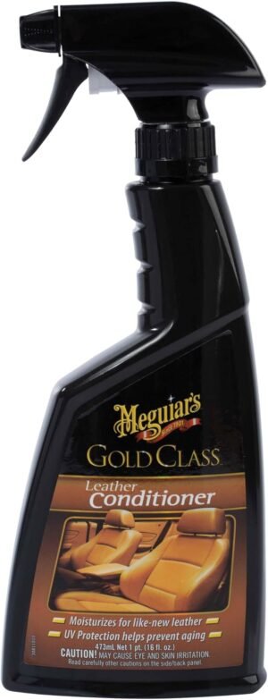 Meguiar's Gold Class Leather Conditioner, 473 ml | Nourishes and Protects Car Leather | Restores Softness and Flexibility | Prevents Cracking and Fading
