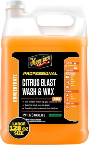Meguiar's Citrus Blast Wash and Wax, 3.8 Litre