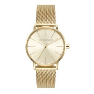Armani Exchange Lola Gold Mesh Womens Watch AX5536