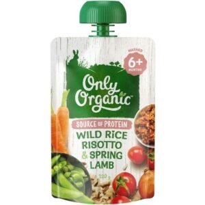 Only Organic Wild Rice Risotto Spring Lamb 120g