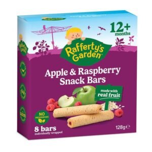 Raffertys Garden 12+ Months Fruit Snack Bar Apple & Raspberry 128g