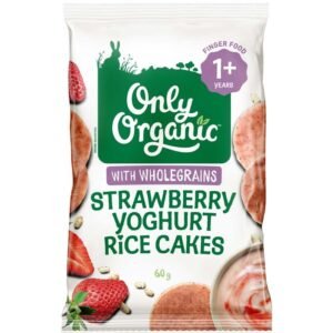 Only Organic Strawberry Yoghurt Rice Cakes 60g