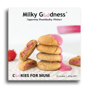 Milky Goodness Strawberry Lactation Cookies 12Pack