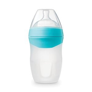 Tiny Twinkle - Silicone Baby Bottle - Mint 240ml