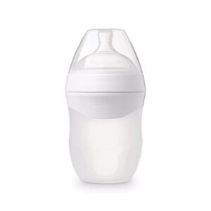 Tiny Twinkle - Silicone Baby Bottle - White 180ml