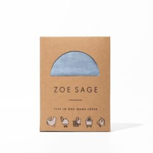 Zoe Sage 5 in 1 Multi-Use Mama Cover Sea Blue 1pc