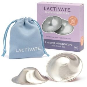 Lactivate Silver Nursing Cups SML