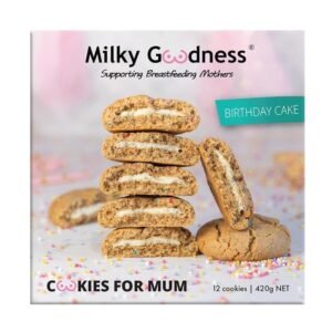 Milky Goodness Birthday Cake Lactation Cookie 12Pack