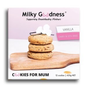 Milky Goodness Vanilla Lactation Cookies (Dairy & Soy Free) 12Pack
