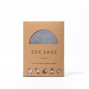 Zoe Sage 5 in 1 Multi-Use Mama Cover Grey Stone 1pc