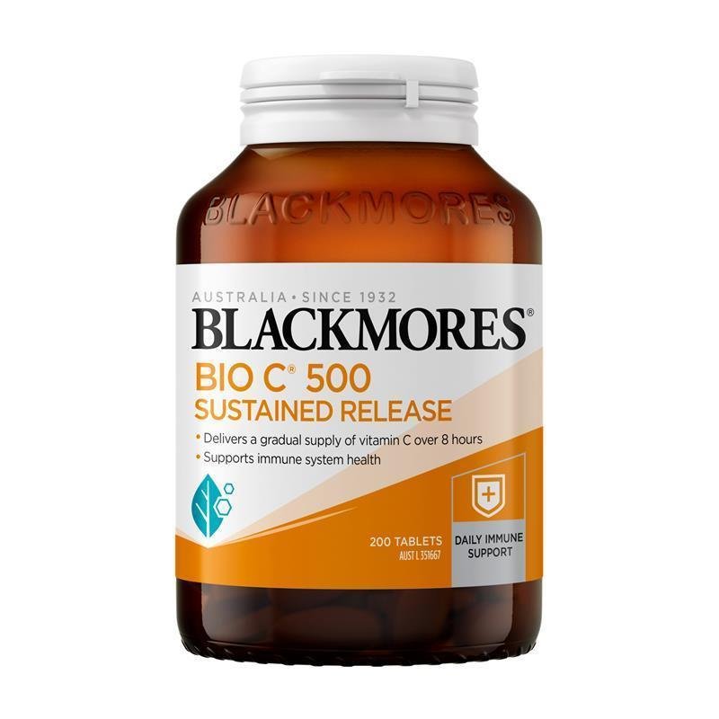 Blackmores Bio C Sustained Release 500mg 200 Tablets