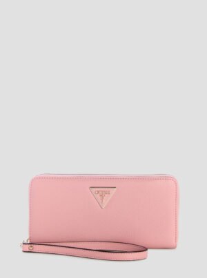 Pink laurel ii large zip around wallet