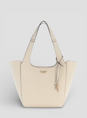 Beige helina tote bag