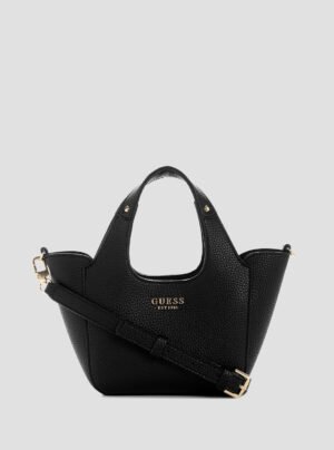 Black helina mini tote bag