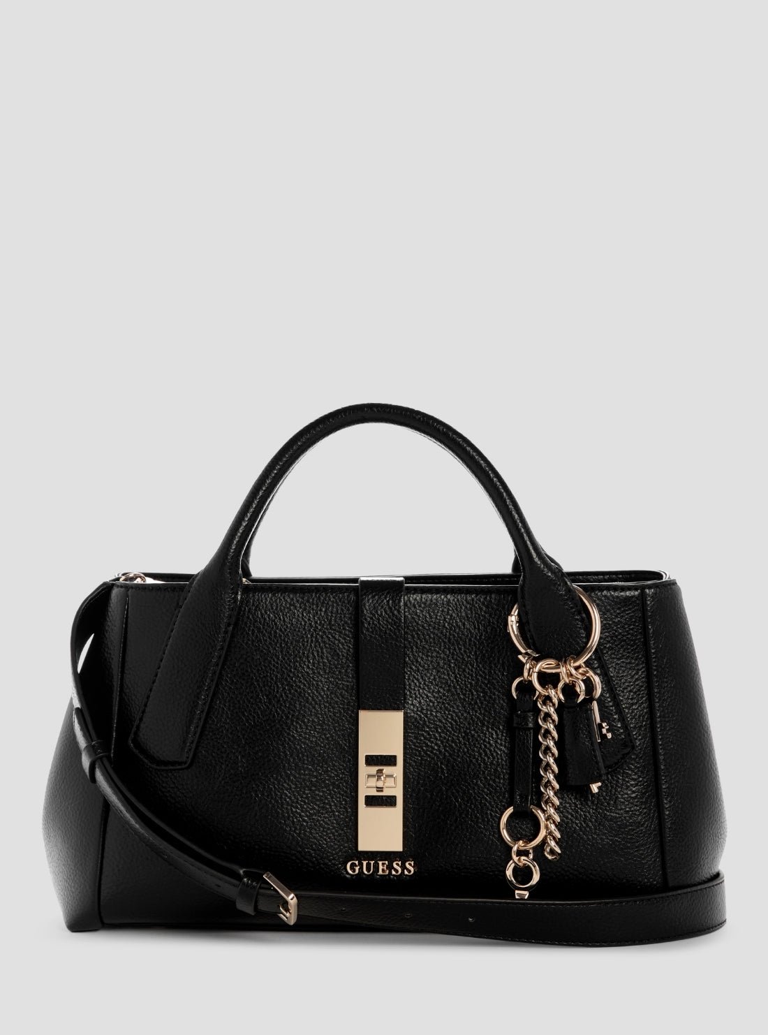 Black brooke high society satchel bag