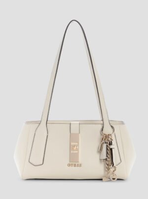White brooke shoulder satchel bag