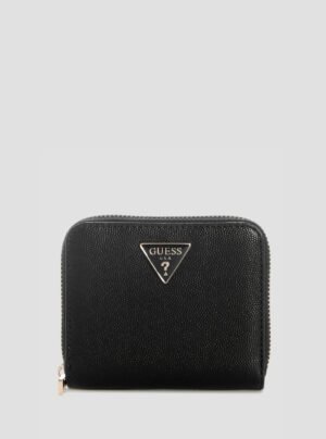 Black isobel small zip around wallet
