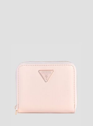 Pink isobel small zip around wallet
