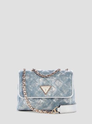 Blue giully ii mini convertible flap bag