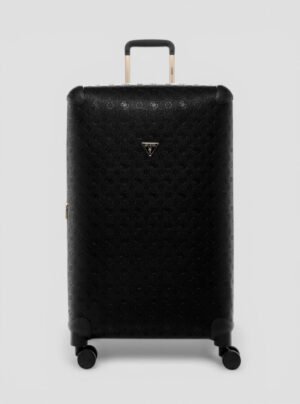 Black logo wilder 71cm suitcase