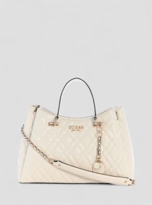 White isemay girlfriend shoulder satchel bag