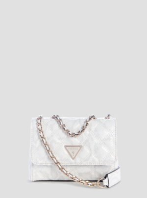 Off-white giully 2 mini compartment flap bag