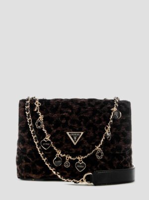 Dark leo giully ii convertible flap bag