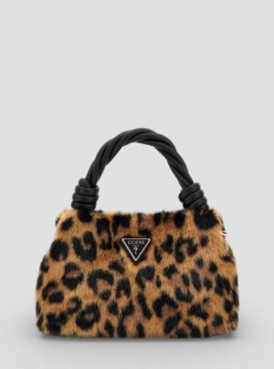 Leopard shaida top handle crossbody bag