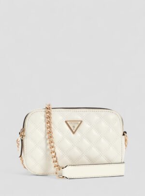 White giully camera crossbody bag