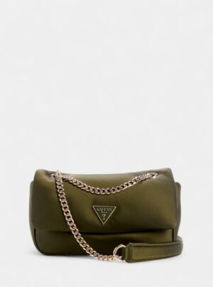 Green sunetra mini convertible crossbody flap bag