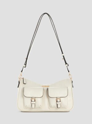 White kassie convertible shoulder bag