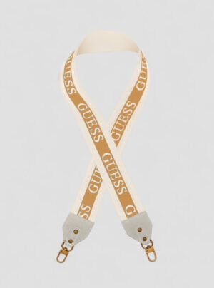 Beige guess webbing strap