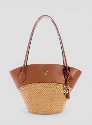 Brown beige venere tote bag