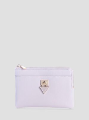 Purple patsie key ring pouch