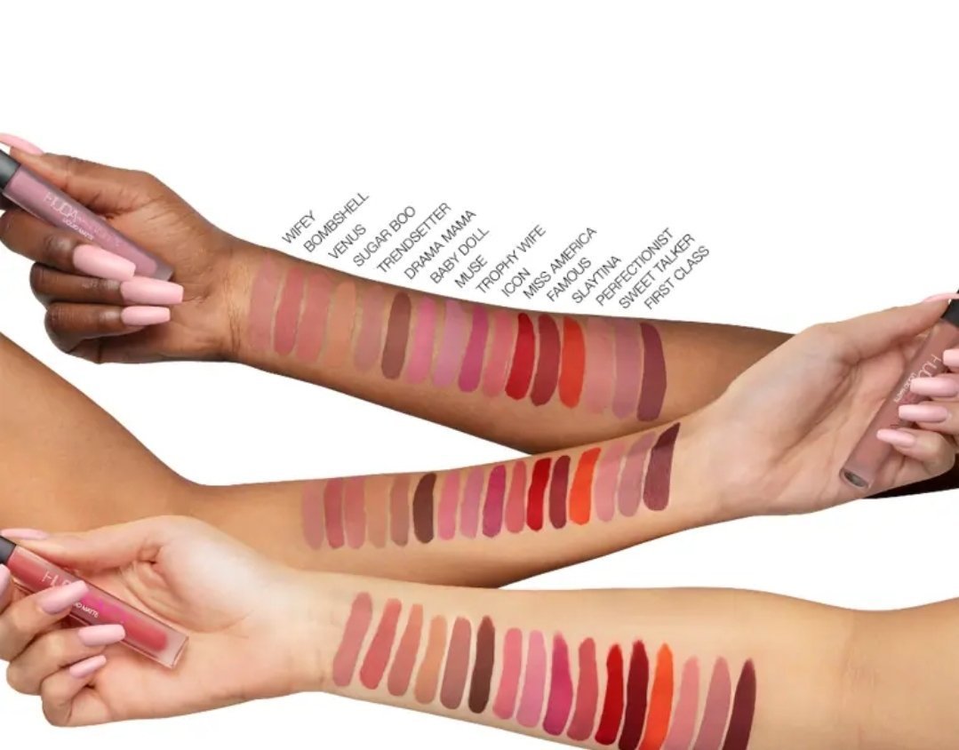 Huda Beauty Liquid Matte Ultra-Comfort Transfer-Proof Lipstick
