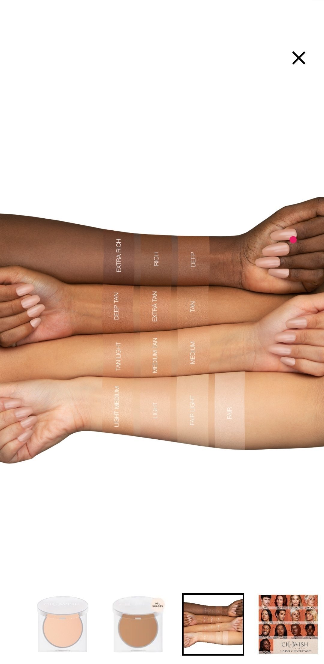 Huda Beauty GloWish Luminous Pressed Powder