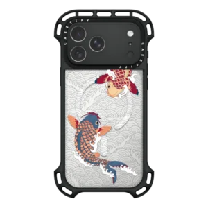 koi fish Japanese tattoo style transparent patternUltra Bounce Case MagSafe CompatibleBy Marta Olga Klara