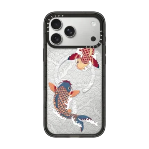 koi fish Japanese tattoo style transparent patternImpact Case MagSafe CompatibleBy Marta Olga Klara