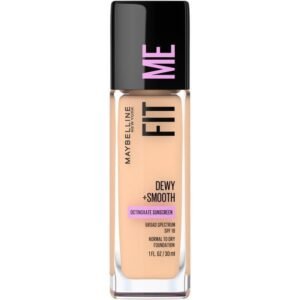 Maybelline Fit Me Dewy & Smooth Luminous Liquid Foundation – Classic Ivory 120