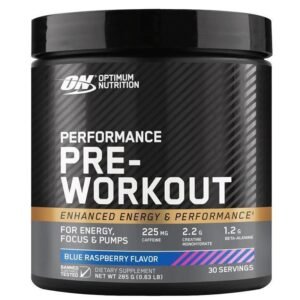 Optimum Nutrition Performance Preworkout Blue Raspberry 285g
